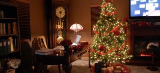 Christmas decorations in homes
